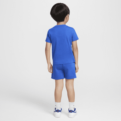 Conjunto de shorts de tejido Knit infantil Nike Club