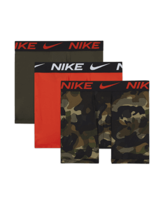 Подростковые  Nike Micro Print Boxer Briefs (3-Pack) Big Kids' Underwear