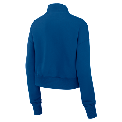 Indianapolis Colts Phoenix Women's Nike NFL Cropped 1/4-Zip Crew