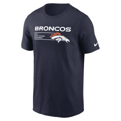 Denver Broncos Youth Divide T-Shirt - Orange