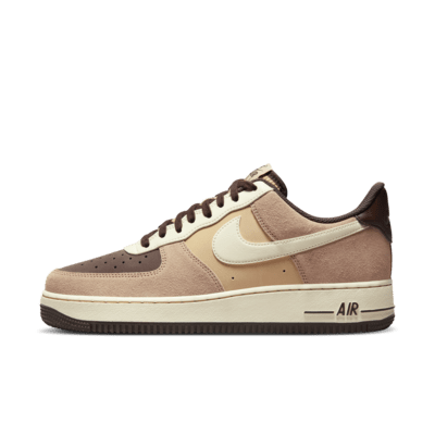 Nike Air Force 1 Low Inspected By Swoosh Brown Shoes 