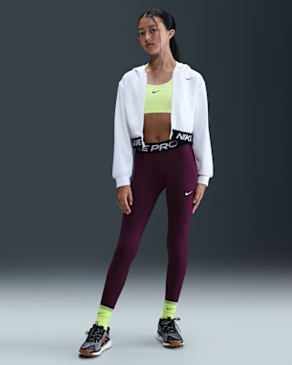 Детские тайтсы Nike Pro Dri-FIT Big Kids' (Girls') Leggings