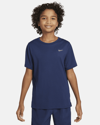 Nike Dri-FIT Miler Older Kids' (Boys') Short-Sleeve Training Top. Nike UK