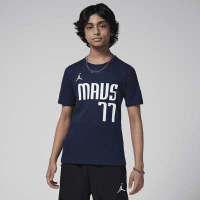 Dallas Mavericks Statement Edition Older Kids' Jordan NBA T-Shirt