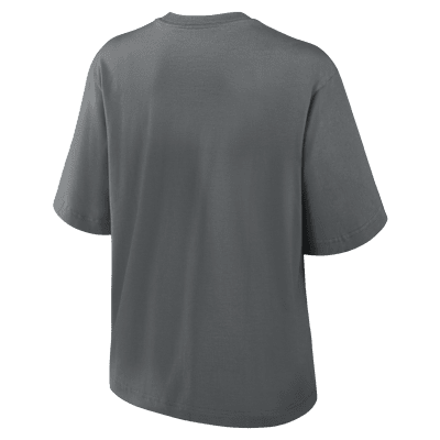 Playera Nike de la NFL para mujer New Orleans Saints Arch Boxy