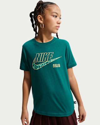 Детская футболка Brazil Big Kids' Nike Soccer