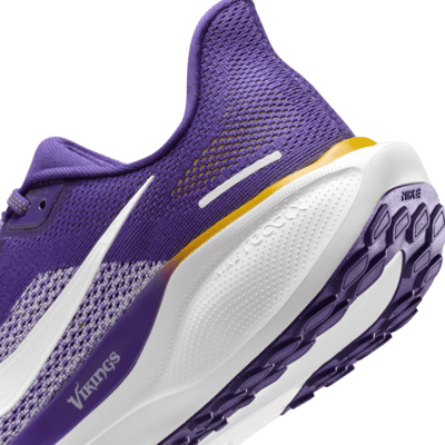 Tenis de correr en pavimento para hombre Nike Pegasus 41 NFL Minnesota Vikings