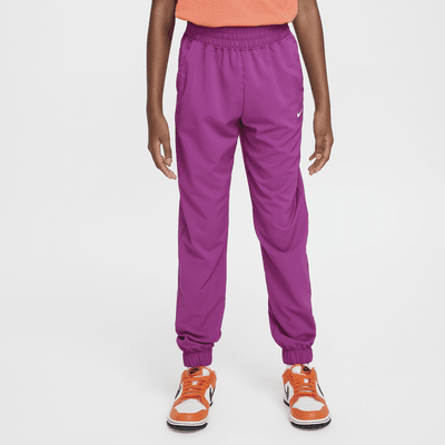 Nike Dri-FIT One Big Kids' (Girls') Woven Training Pants