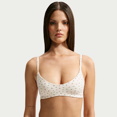 NikeSKIMS Matte Women's Printed Micro-Scoop Bra from Nike - $48