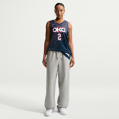 Shai Gilgeous-Alexander Oklahoma City Thunder City Edition Men's Nike NBA Swingman Jersey