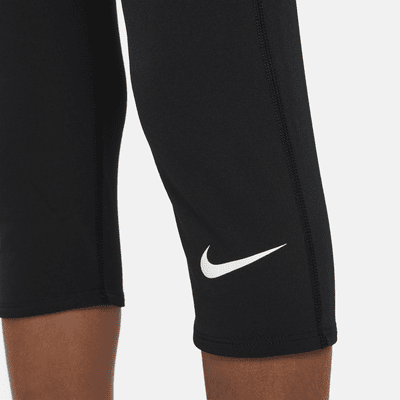 Nike Pro Dri-FIT-tights i 3/4-længde til større børn (drenge)