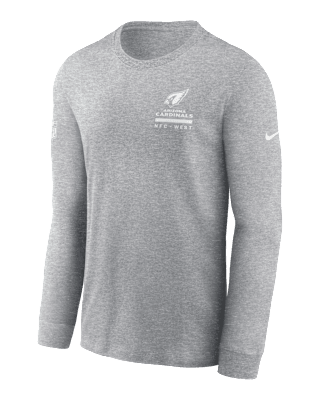 Мужская футболка Arizona Cardinals Sideline Team Issue Nike Dri-FIT NFL Long-Sleeve