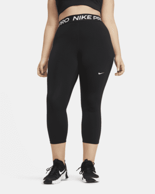 Женские тайтсы Nike Pro Mid-Rise Crop Leggings (Plus Size)