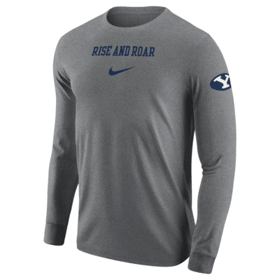 BYU Men's Nike College Long-Sleeve T-Shirt. Nike.com