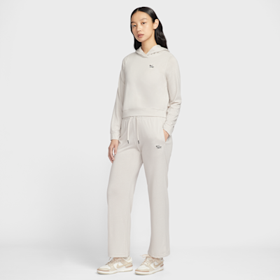 Nike Sportswear Chill Knit 女款中腰輕盈開放式褲腳長褲