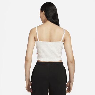 Top cropped de tela de canalé para mujer Nike SB N7