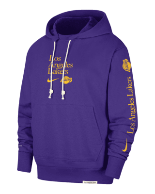 Мужское худи Los Angeles Lakers Standard Issue Courtside Nike Dri-FIT NBA Hoodie