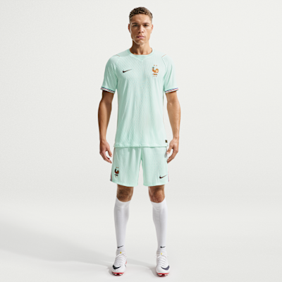 FFF 2026 Match Away Men's Nike Aero-FIT Soccer Authentic Shorts from Nike - $90