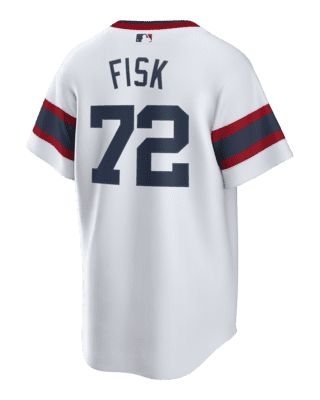 Nike Carlton Fisk #27 Chicago White Sox Cooperstown Collection Jersey  XLarge