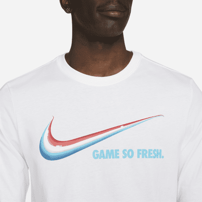 Playera de básquetbol de manga larga para hombre Nike "Game So Fresh"