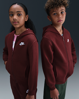 Детское худи Nike Sportswear Club Fleece Big Kids' Full-Zip Hoodie