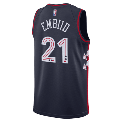 Joel Embiid Philadelphia 76ers City Edition 2023/24 Men's Nike Dri-FIT NBA Swingman Jersey