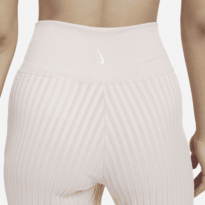 Pants de tela de canalé para mujer Nike Yoga Luxe
