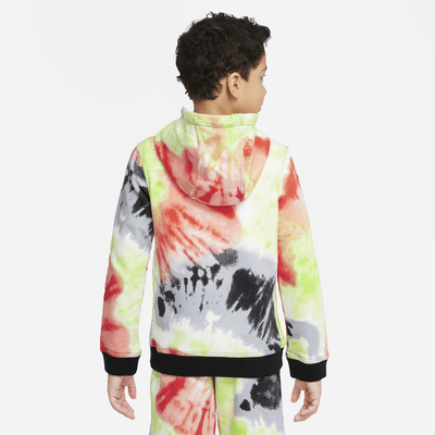 Nike Sportswear Club Big Kids' Tie-Dye Pullover Hoodie