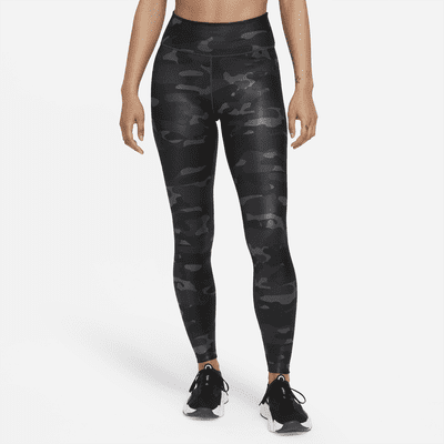 Nike Dri-FIT One Women's Mid-Rise Camo 
