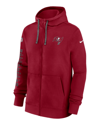 Мужское худи Tampa Bay Buccaneers Sideline Team Issue Club Nike Full Zip Hoodie