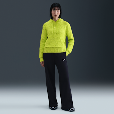 Nike Sportswear Phoenix Cozy Bouclé ruimvallende knit hoodie voor dames