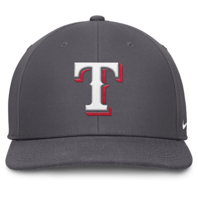 Gorra Nike Dri-FIT de la MLB ajustable para hombre Texas Rangers Pro