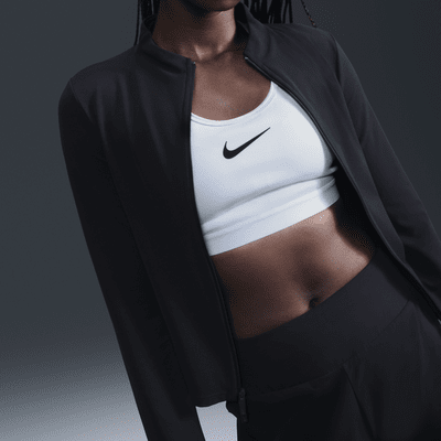 Camisola de manga comprida com fecho completo Dri-FIT Nike Zenvy para mulher