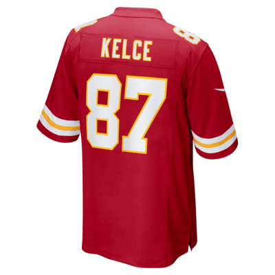 NFL Kansas City Chiefs Super Bowl LVII (Travis Kelce) Men's Game Football  Jersey.