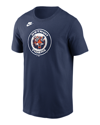 Мужская футболка Detroit Tigers Cooperstown Team Logo Nike MLB