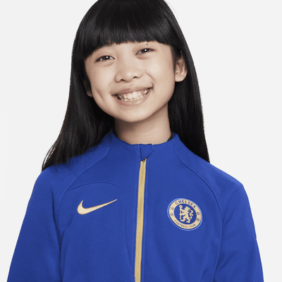 Chelsea FC Academy Pro Big Kids' Knit Soccer Jacket