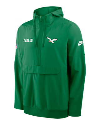 Мужская куртка Philadelphia Eagles Alt Option Route Anorak Nike NFL 1/2-Zip Hooded