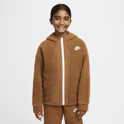 Nike Sportswear Club Big Kids' Full-Zip Winterized Hoodie