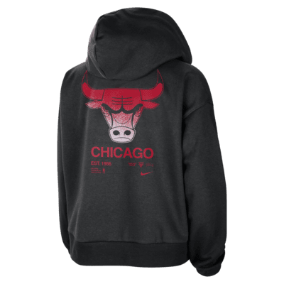 Sudadera con gorro sin cierre Nike Dri-FIT de la NBA para hombre Chicago Bulls Standard Issue