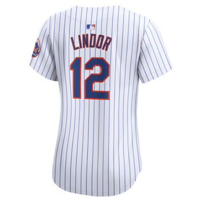 Jersey Nike Dri-FIT ADV de la MLB Limited para mujer Francisco Lindor New York Mets