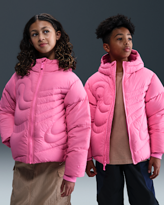 Детская куртка Nike Sportswear Swoosh Big Kids' Therma-FIT Loose Down Puffer