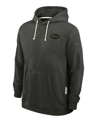 Мужское худи New York Jets Rivalries Collection Sideline Nike Dri-FIT NFL Pullover Hoodie