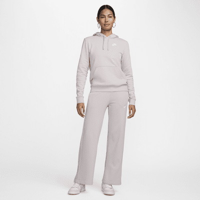 Nike Sportswear Club Fleece Women's Mid-Rise Wide-Leg Tracksuit Bottoms