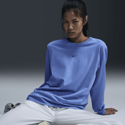 Playera de manga larga holgada para mujer Nike Sportswear