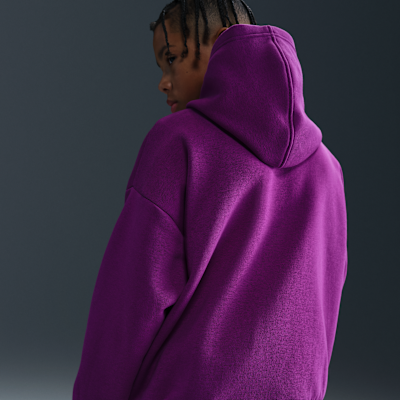 Sudadera con gorro sin cierre de tejido Fleece para niños talla grande Nike Culture of Basketball