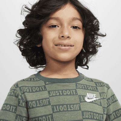 Nike "Just Do It" Little Kids' Jacquard T-Shirt