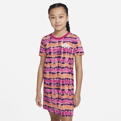 pink nike t shirt dress