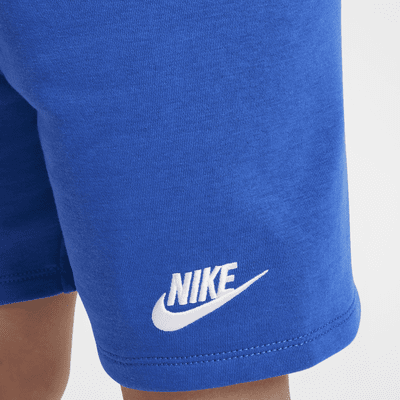 Conjunto de shorts de tejido Knit para niños talla pequeña Nike Club