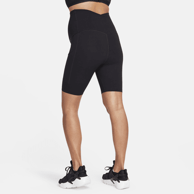 Nike Zenvy (M) Women's Gentle-Support High-Waisted 20cm (approx.) Biker Shorts (Maternity)