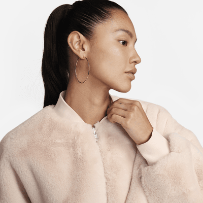 Nike Sportswear Women's Reversible Faux Fur Bomber Jacket